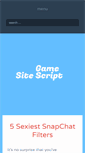 Mobile Screenshot of gamesitescript.com